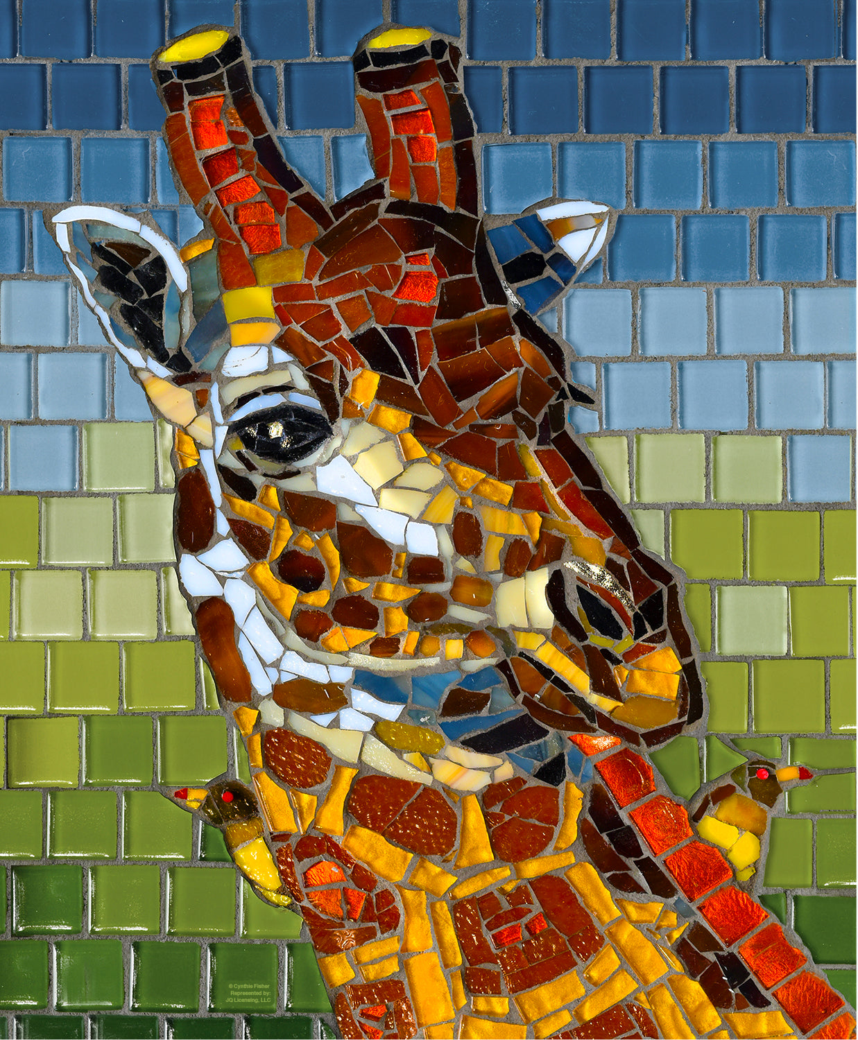 Stained Glass Giraffe | Puzzle 1000 Teile