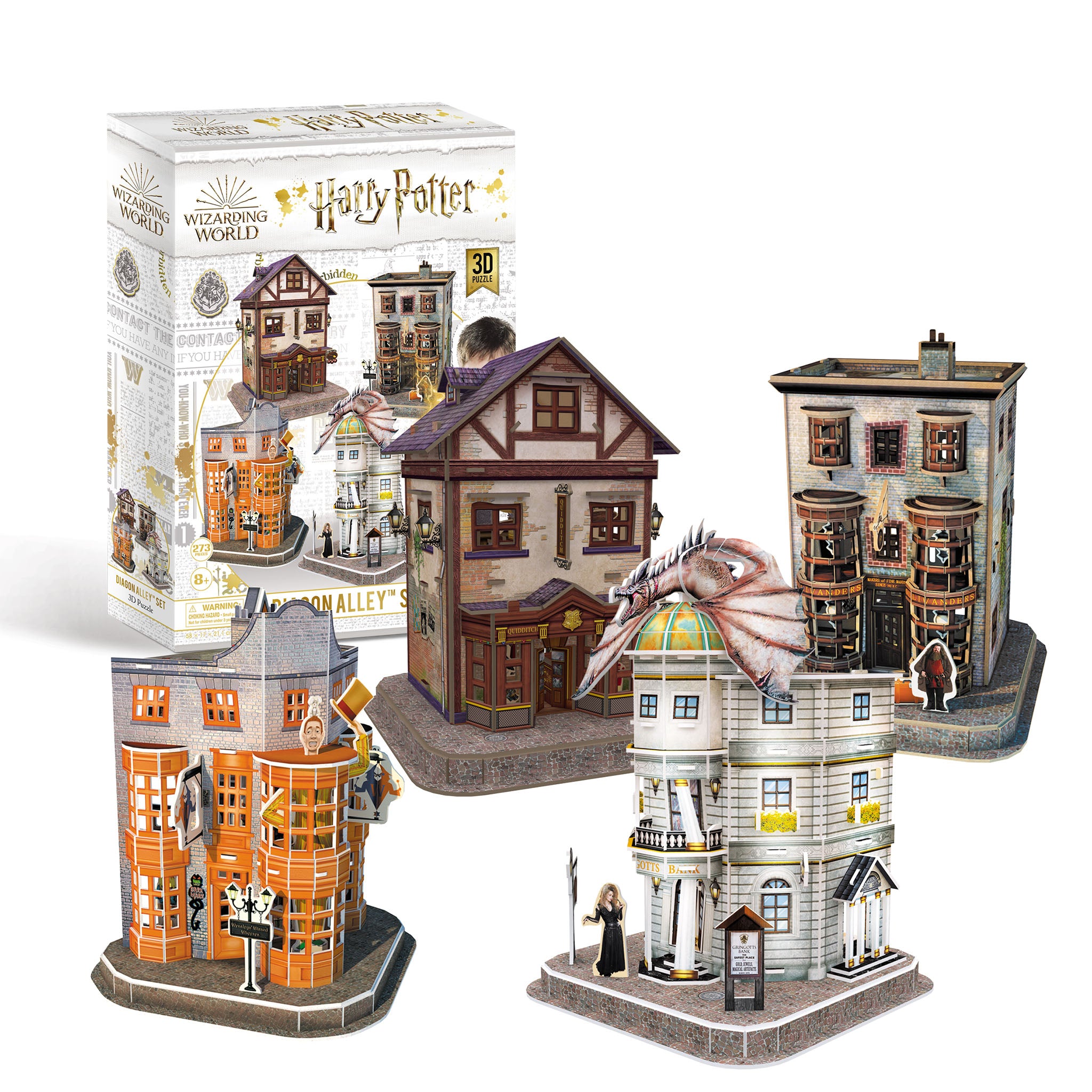 Puzzle - 3D Harry Potter - Diagon Alley Set 272 Teile