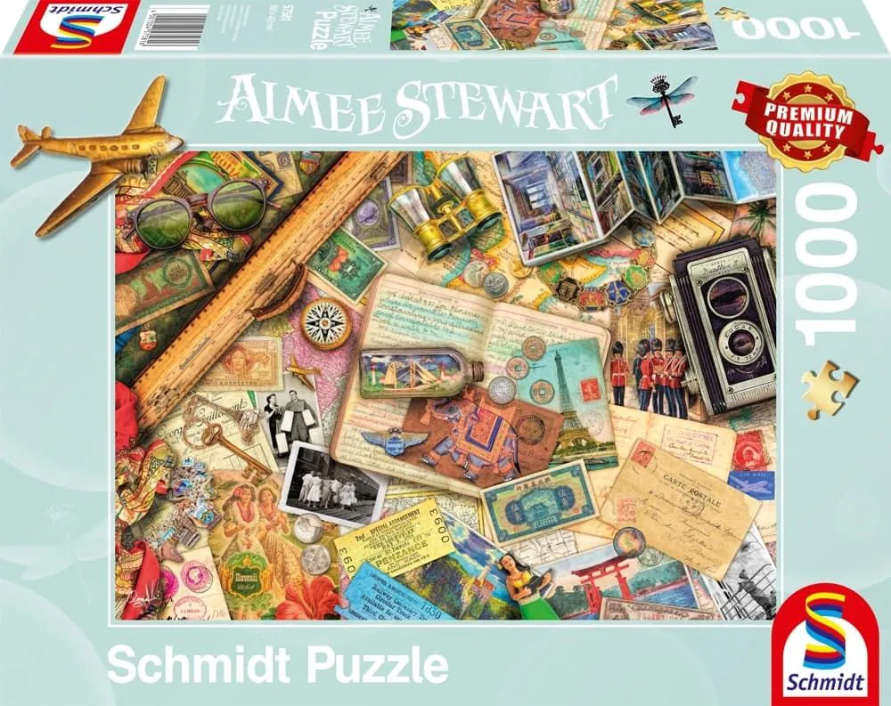 Aimee Stewart: Aufgetischt - Reise-Erinnerungen | Puzzle 1000T