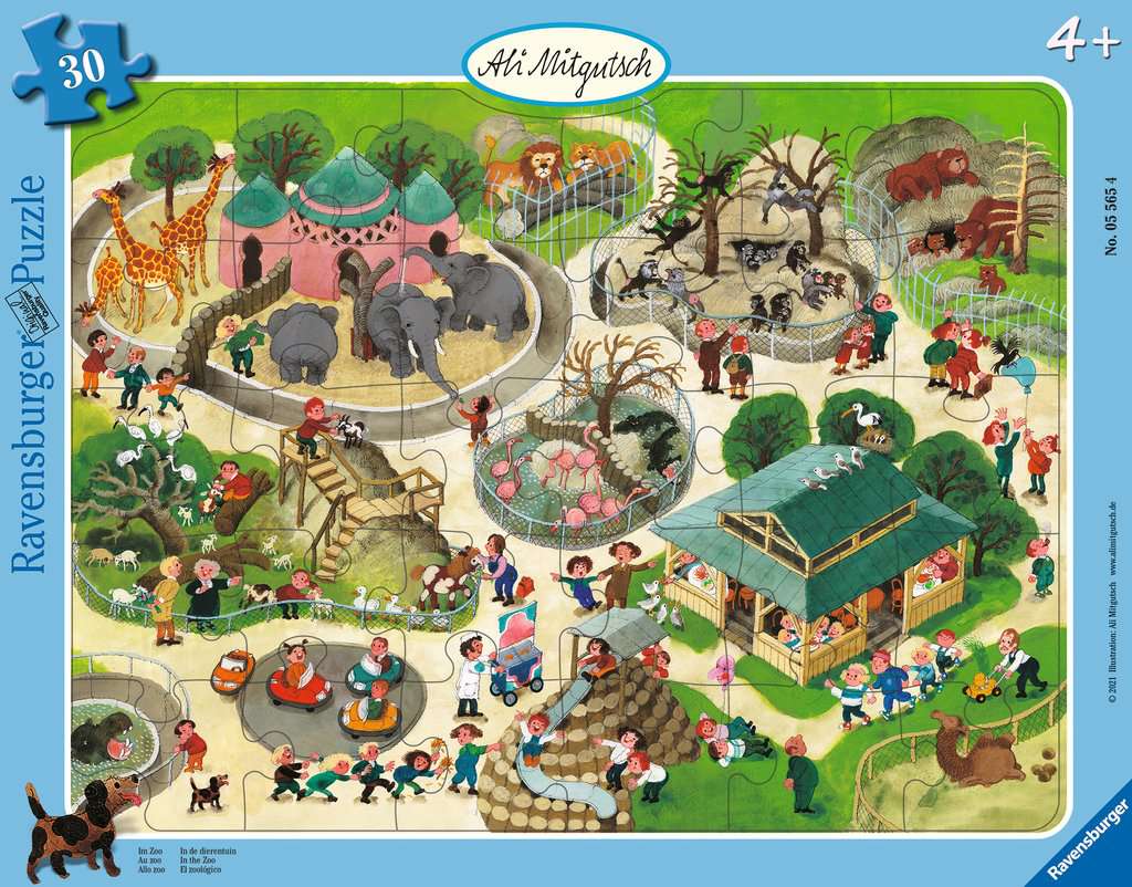 Ali Mitgutsch: Im Zoo | Puzzle 30 Teile