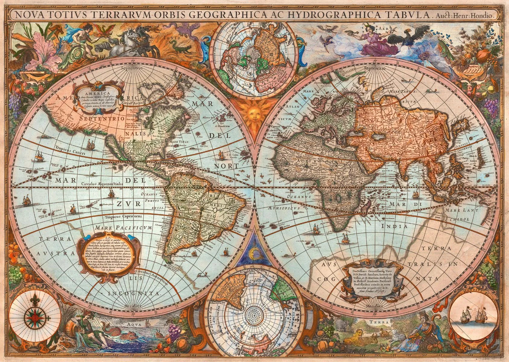 Antike Weltkarte | Puzzle 3000T