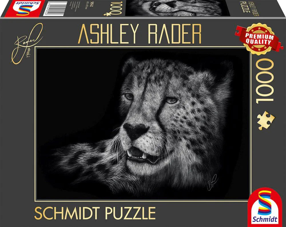 Puzzle - Ashley Rader: Speed - Gepard, im Zeichen der Anmut 1000 Teile Cover