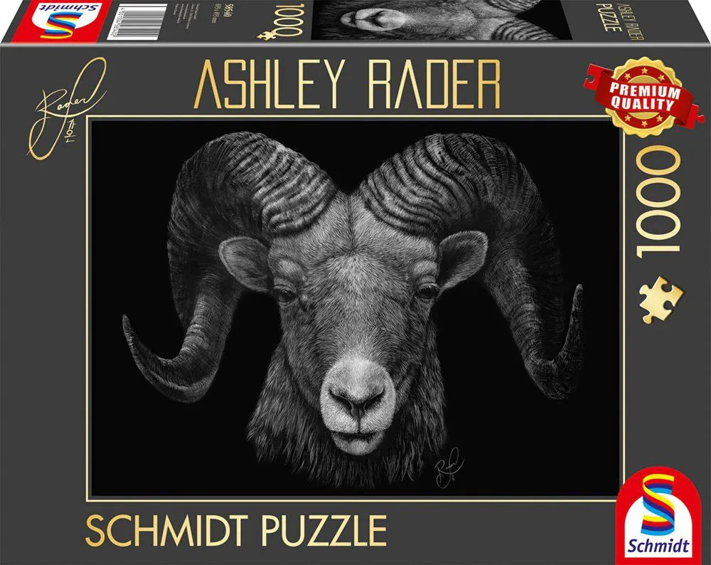 Puzzle - Ashley Rader: Dominance - Widder, Im Zeichen des Feuers 1000 Teile Cover