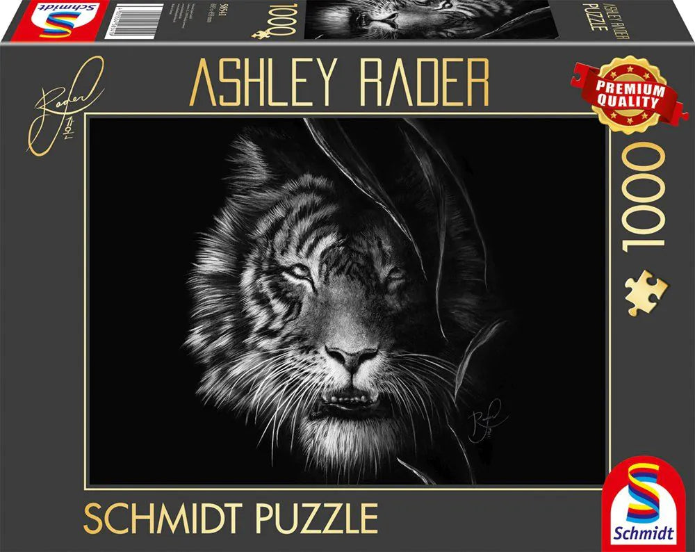 Puzzle - Ashley Rader: Wilderness - Tiger, Im Zeichen der Freiheit 1000 Teile Cover