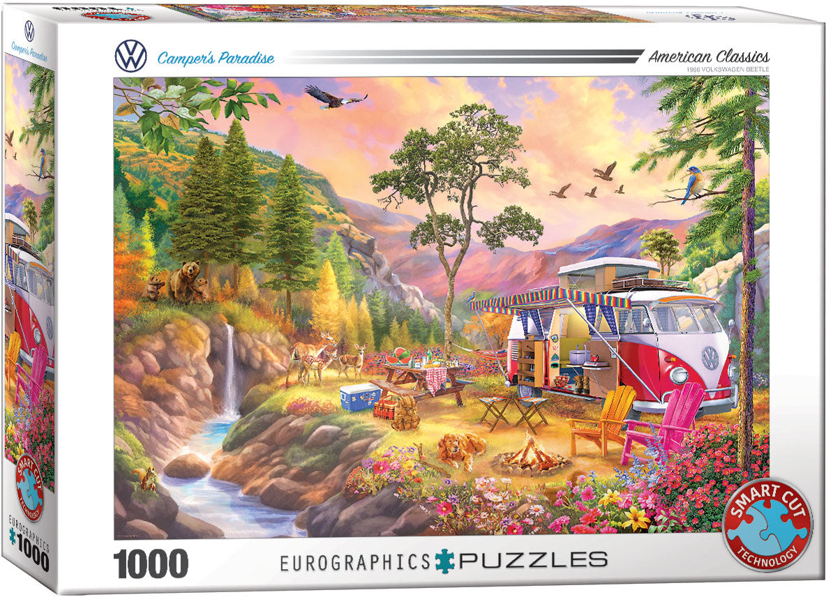 Puzzle - Camper-Paradies 1000 Teile Cover