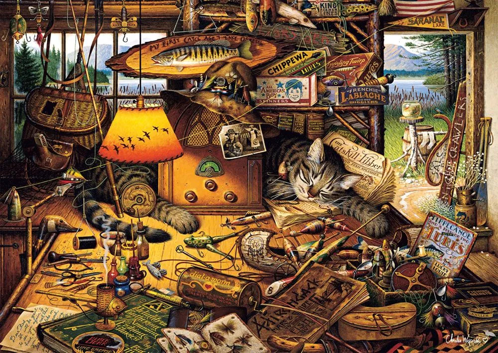 Charles Wysocki: Max in den Adirondack Mountains | Puzzle 1000T