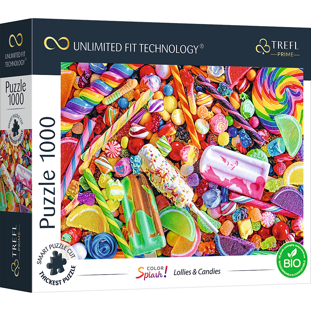Puzzle - Color Splash: Lollies & Candies 1000 Teile
