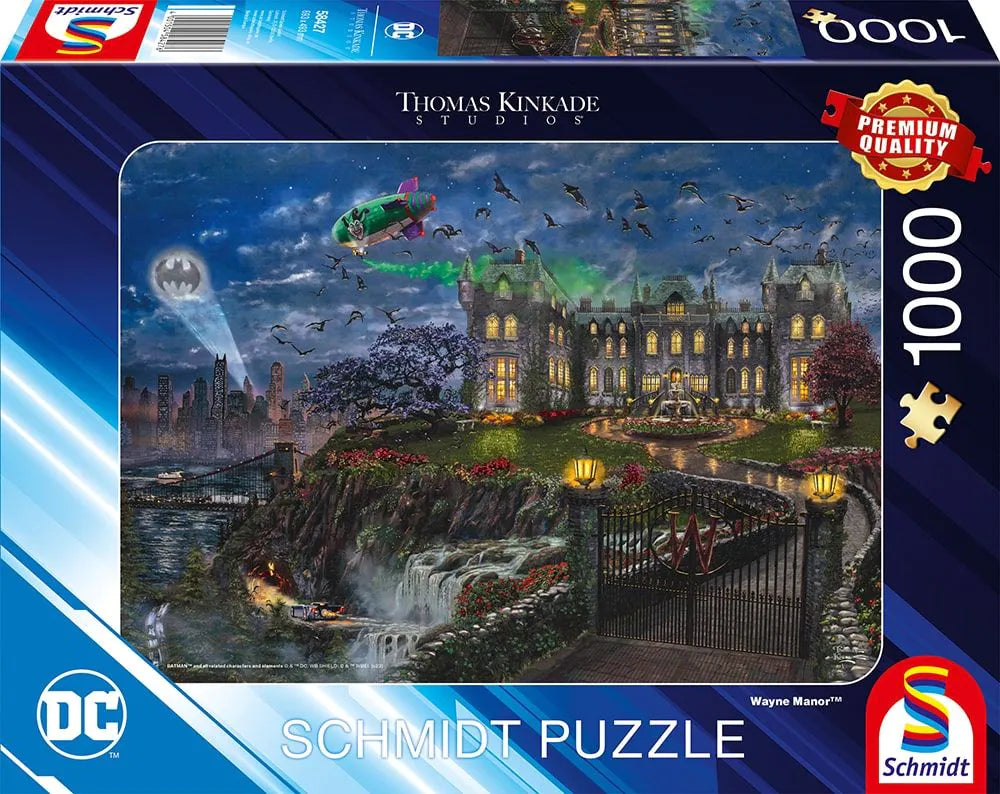 Puzzle - Thomas Kinkade: DC - Wayne Manor 1000 Teile