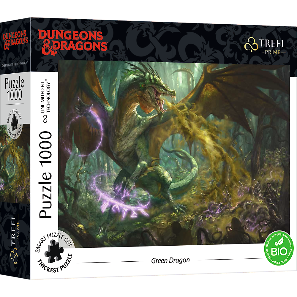 Puzzle - Dungeons&Dragons: Green Dragon 1000 Teile