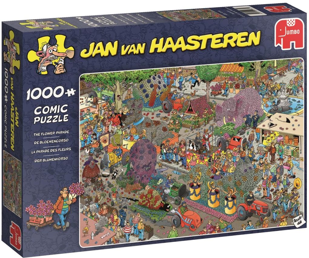 Puzzle - Die Blumen Parade (van Haasteren) 1000 Teile