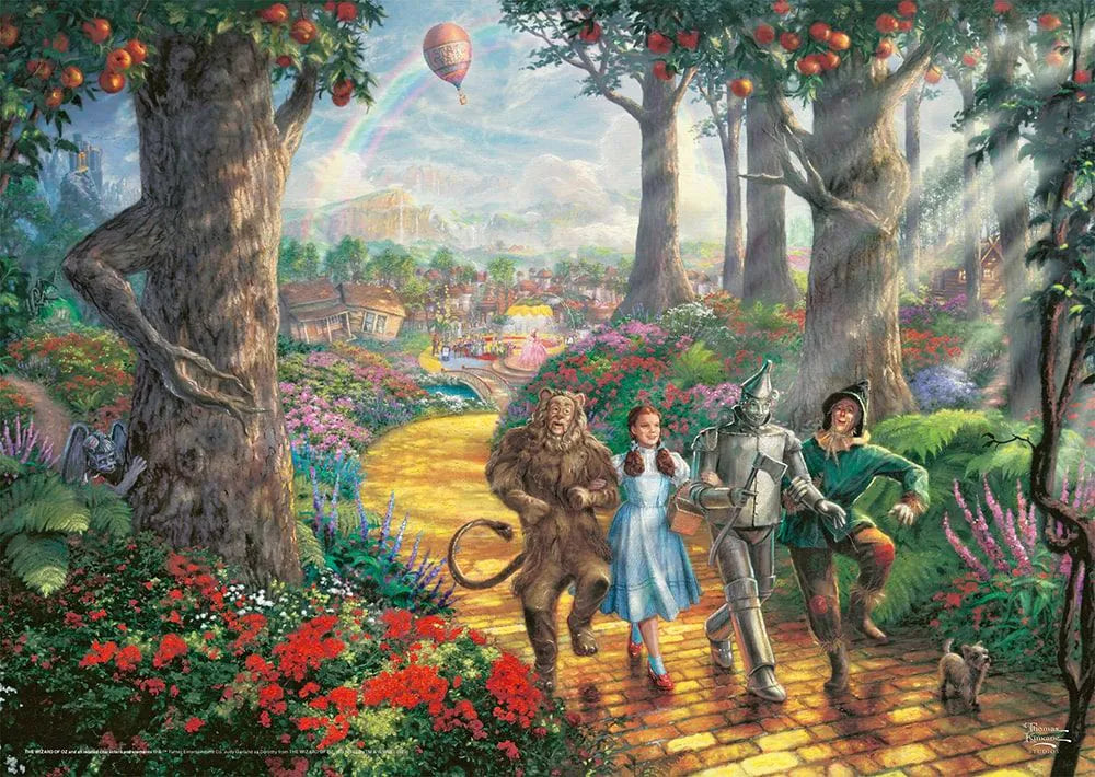 Puzzle - Thomas Kinkade: The Wizard of Oz - Follow the Yellow Brick Road 1000 Teile