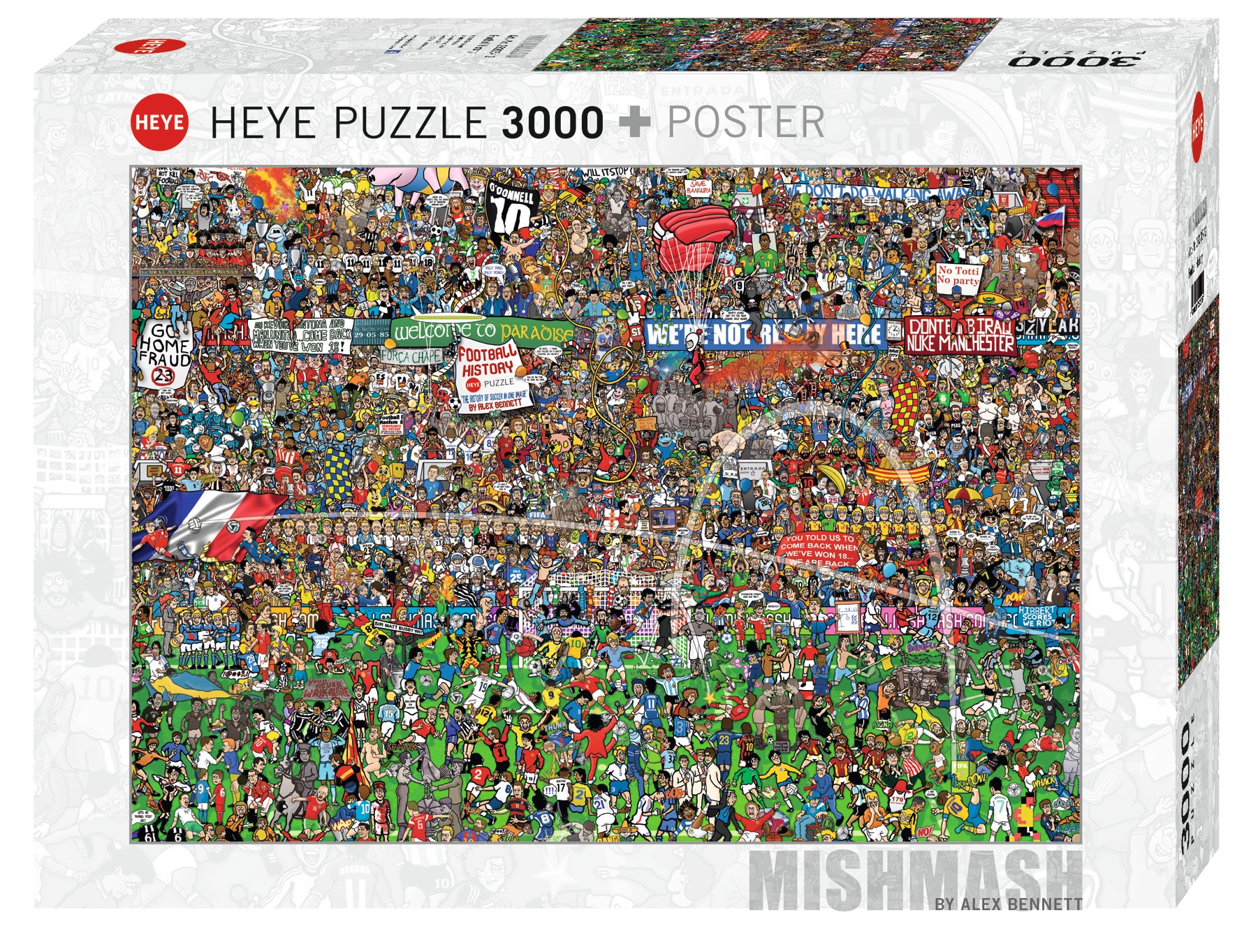 Puzzle - Football History | Mishmash 3000 Teile