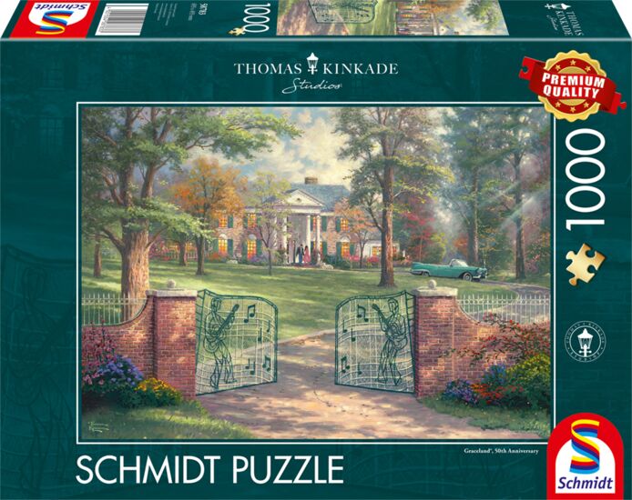 Thomas Kinkade Studios: Graceland, 50th Anniversary | Puzzle 1000 Teile Cover