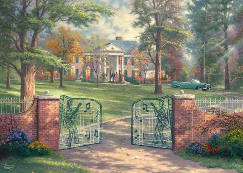 Thomas Kinkade Studios: Graceland, 50th Anniversary | Puzzle 1000 Teile Bild