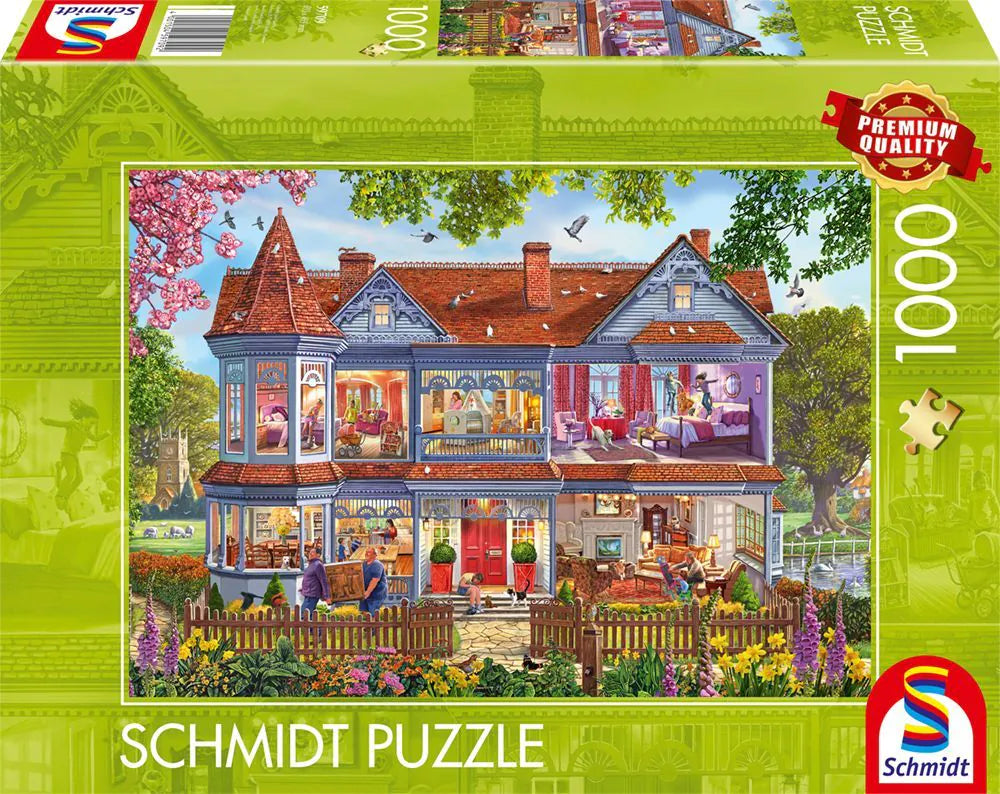 Haus im Frühling | Puzzle 1000T