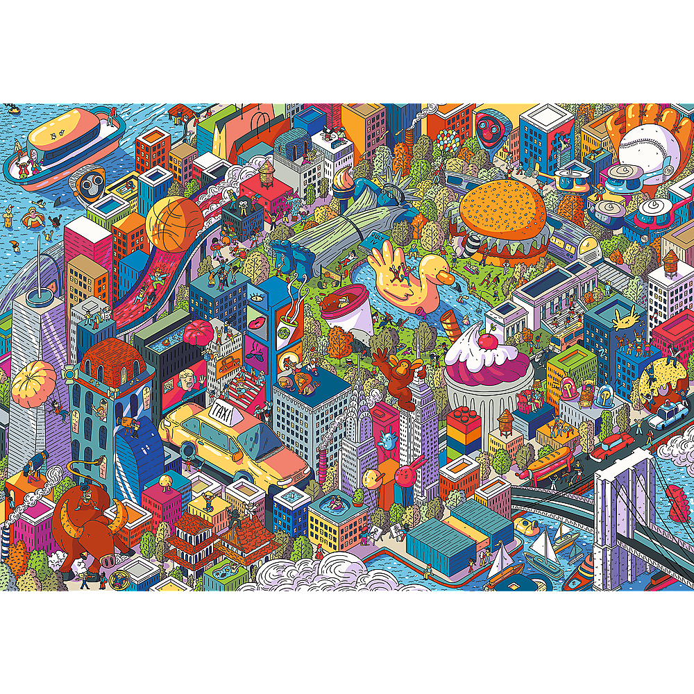 Puzzle - Eye-Spy - Imaginary Cities: New York 1000 Teile
