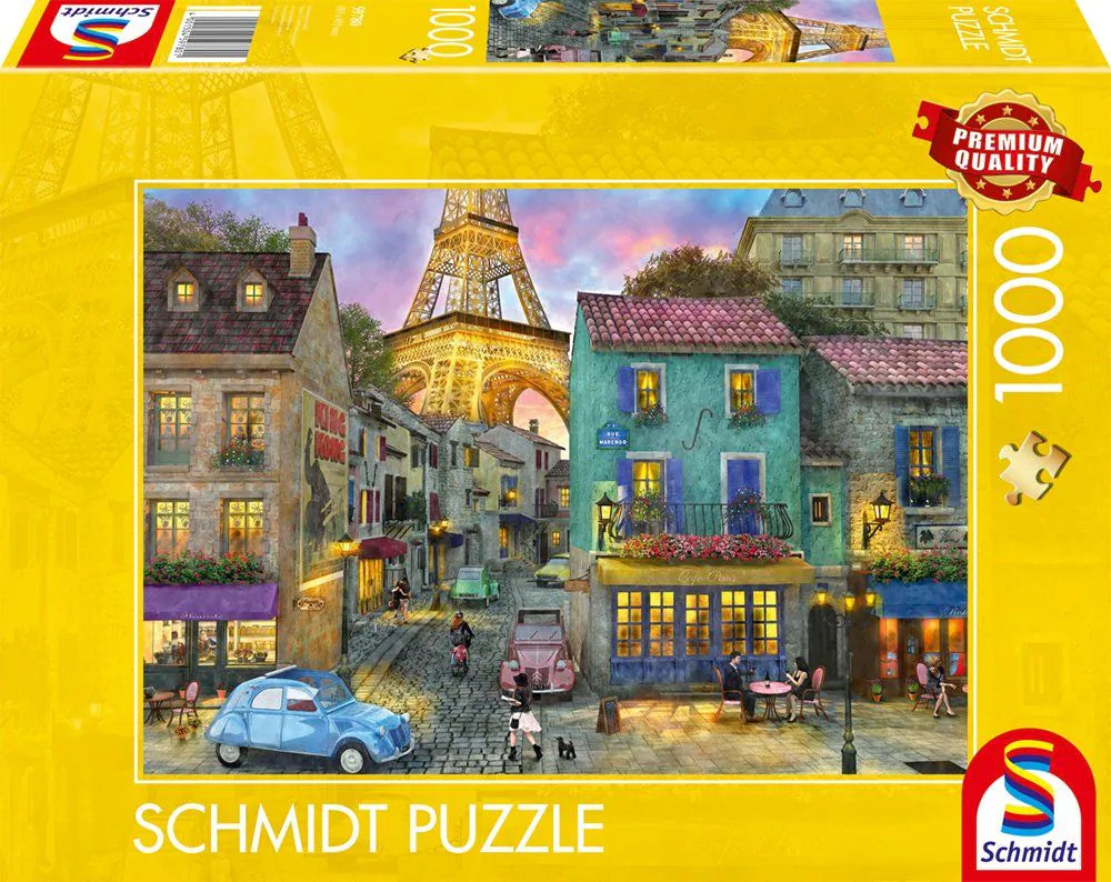 Puzzle - In den Straßen von Paris 1000 Teile Cover