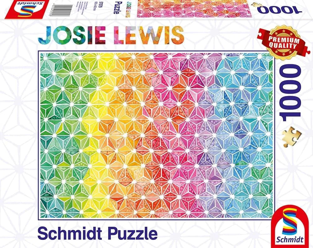 Josie Lewis: Kunterbunte Dreiecke | Puzzle 1000T