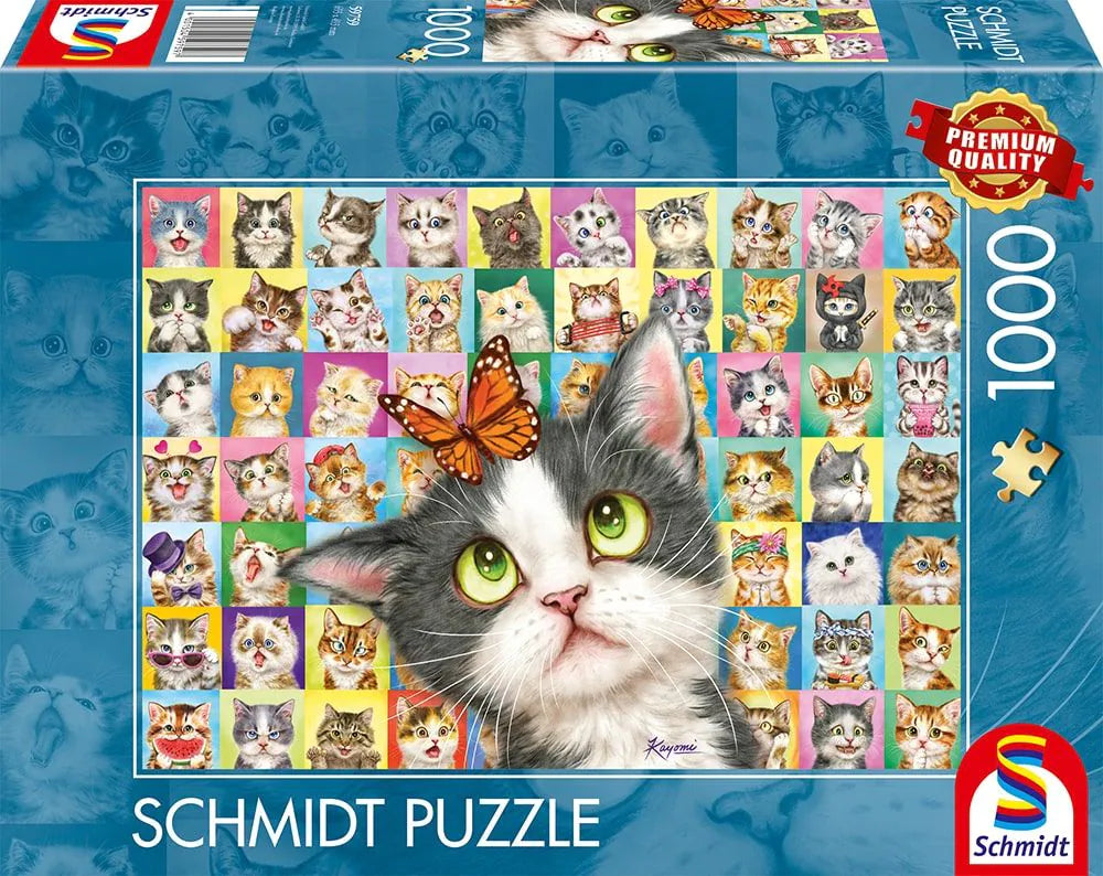 Katzen-Mimik | Puzzle 1000T