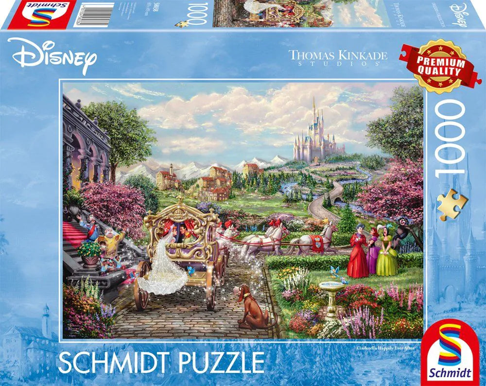 Puzzle - Thomas Kinkade Studios: Disney Dreams Collection - Cinderella Happily Ever After 1000 Teile Cover