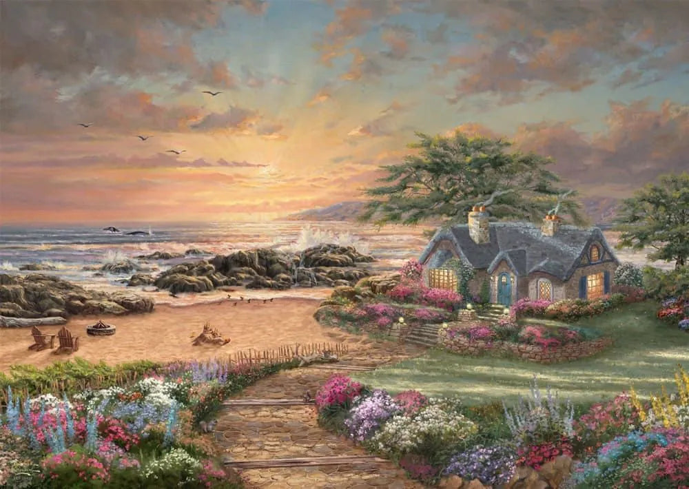 Thomas Kinkade Studios: Seaside Cottage | Puzzle 1000T
