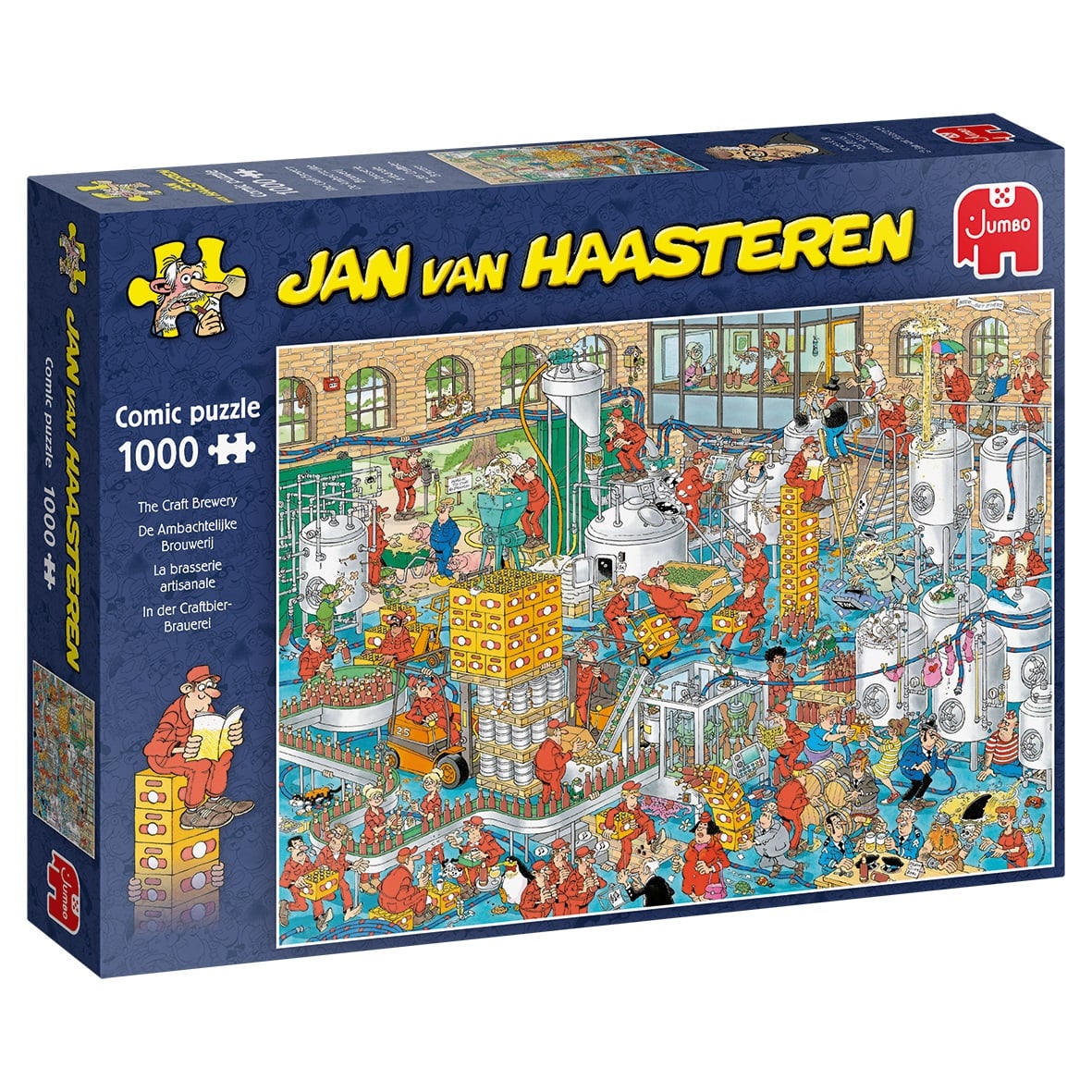 In der Craftbier-Brauerei | Jan van Haasteren | Puzzle 1000 Teile