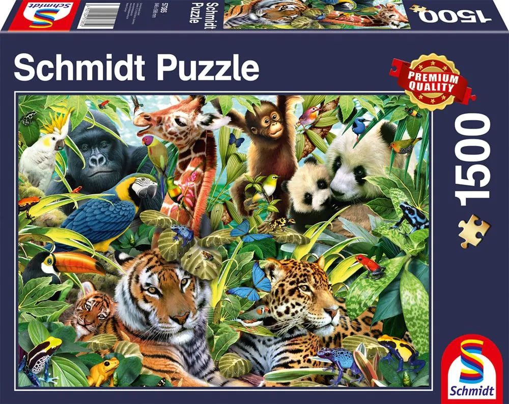 Kunterbunte Tierwelt | Puzzle 1500T