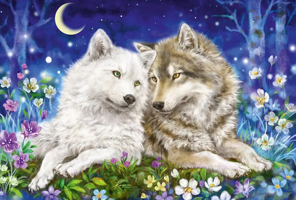 Puzzle - Kuschelige Wolfsfreunde 200 Teile