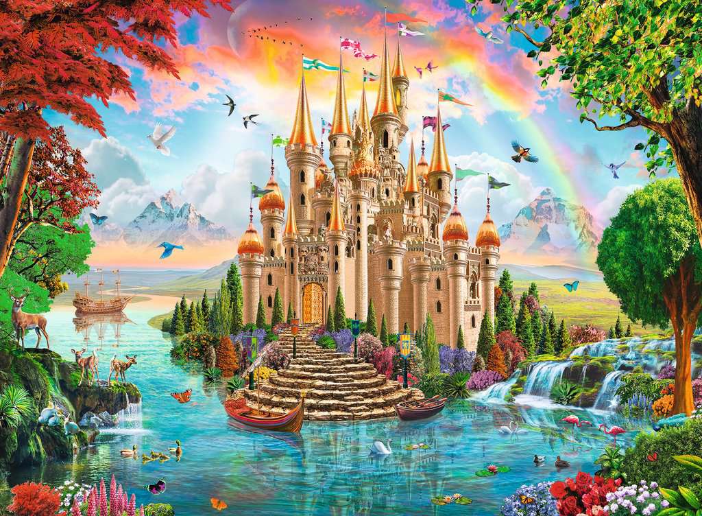 Puzzle - Märchenhaftes Schloss 100 Teile