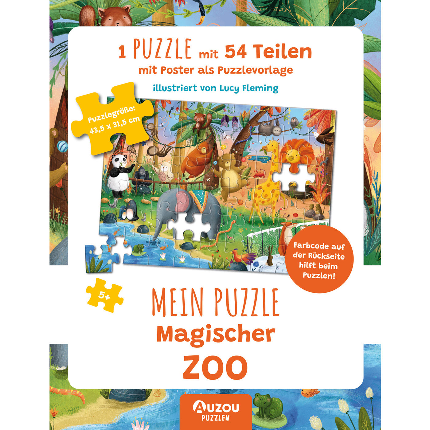 Puzzle - Mein Puzzle - Magischer Zoo 54 Teile