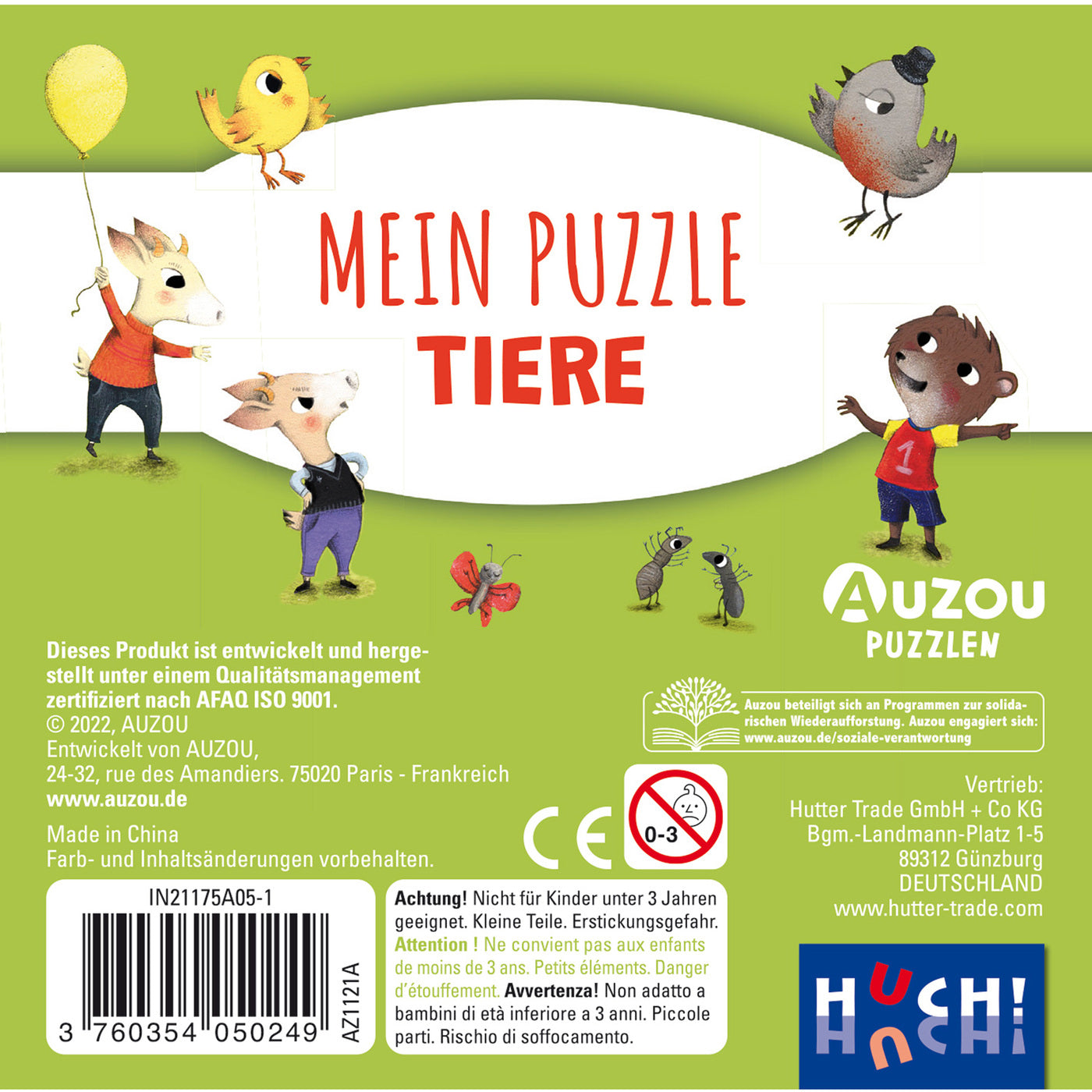 Puzzle - Mein Puzzle - Tiere 54 Teile