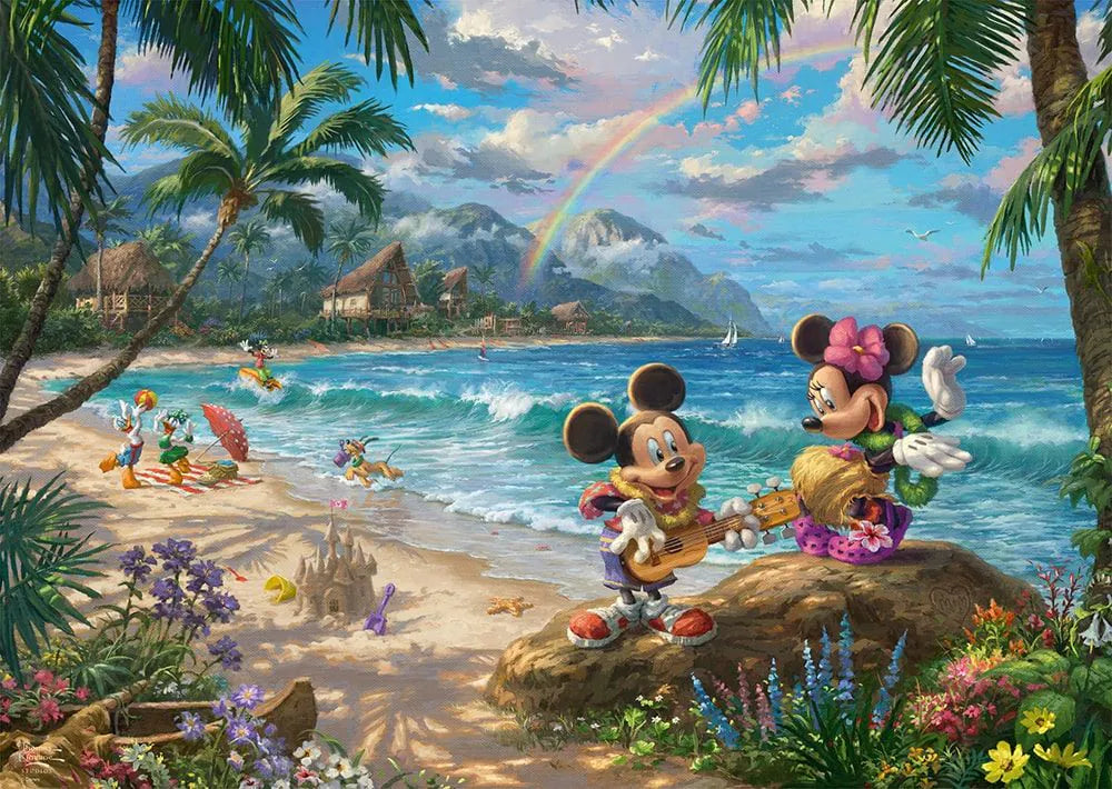 Minnie und Mickey in Hawaii | Puzzle 1000T