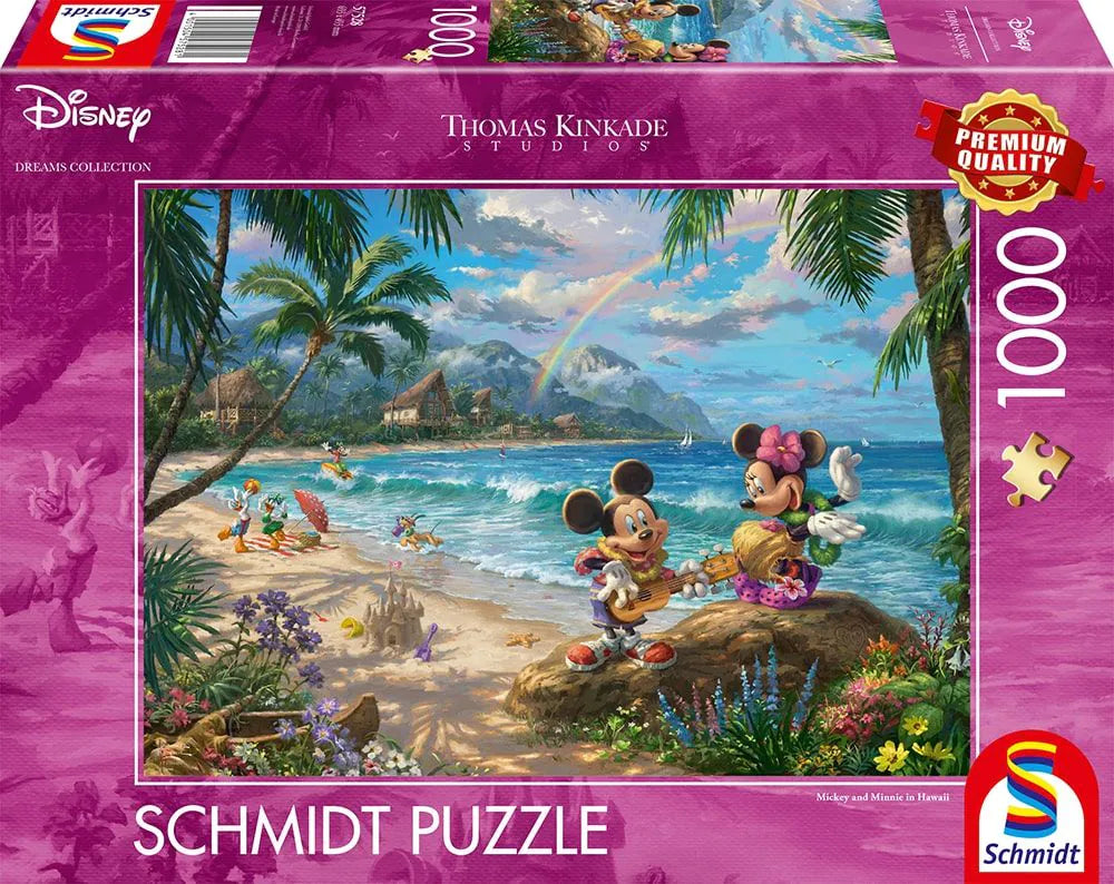 Minnie und Mickey in Hawaii | Puzzle 1000T