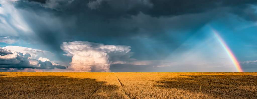 Puzzle - Mystisches Regenbogenwetter 1000 Teile