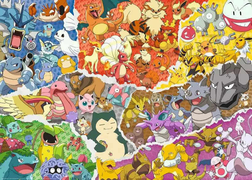 Puzzle - Pokémon Abenteuer 1000 Teile Bild