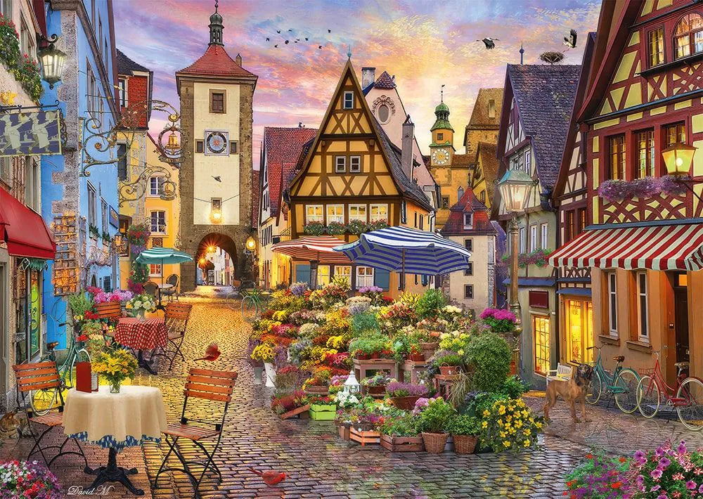 Romantisches Bayern (Rothenburg ob der Tauber) | Puzzle 1000T