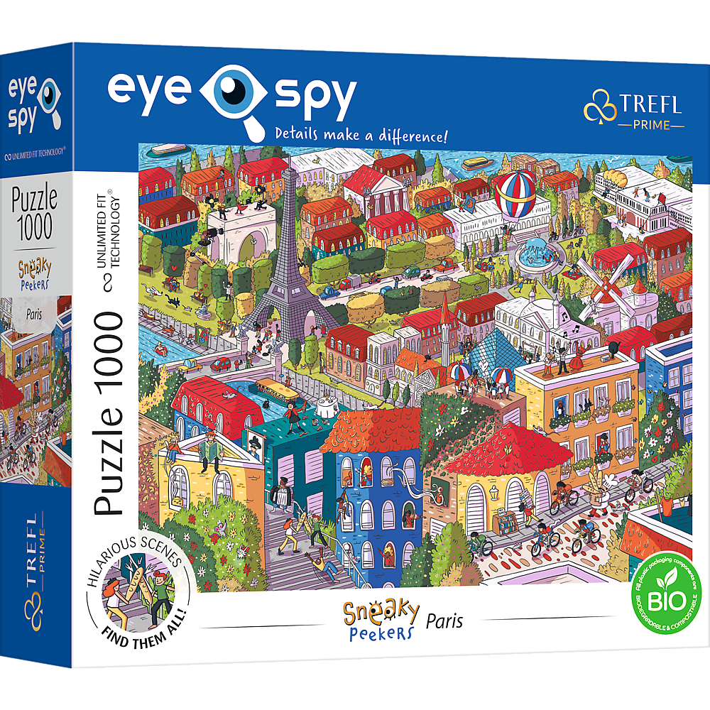 Puzzle - Eye-Spy - Sneaky Peekers: Paris 1000 Teile