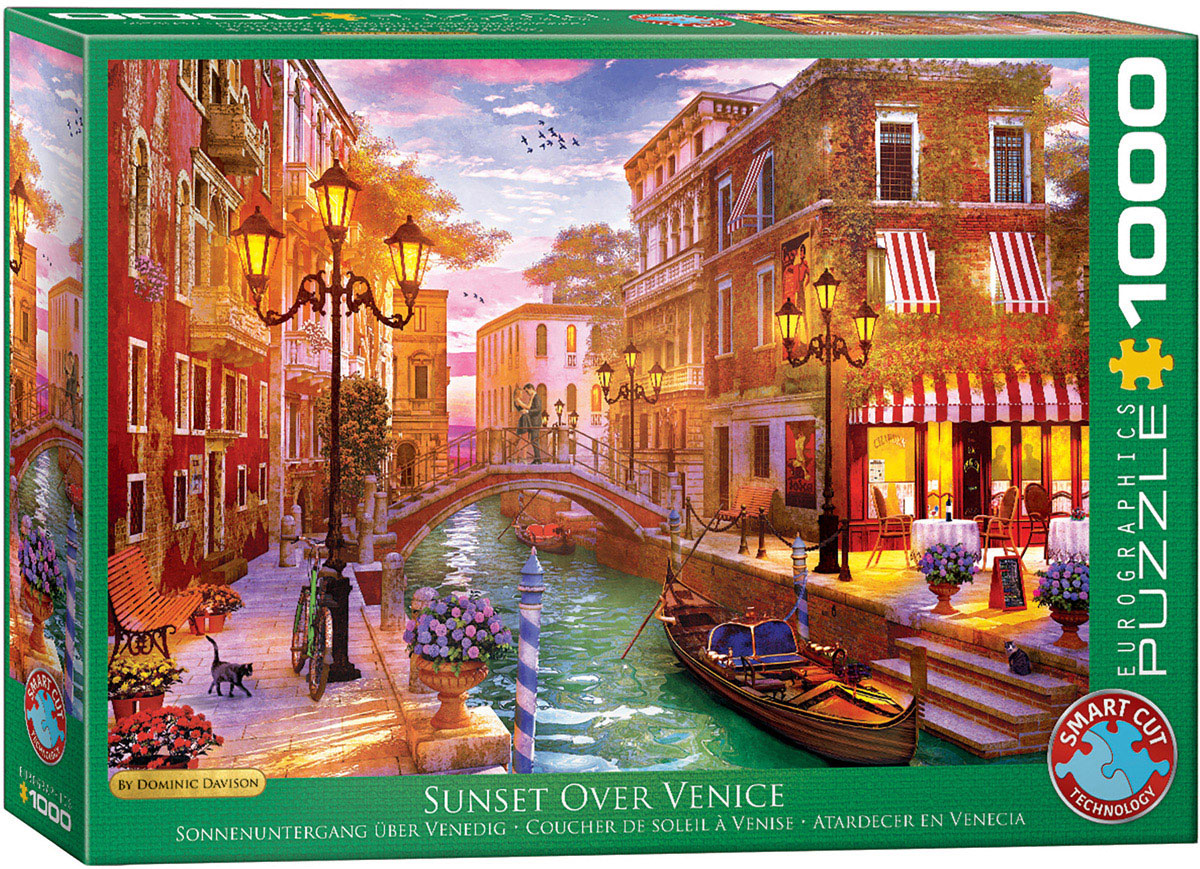 Puzzle - Sonnenuntergang über Venedig 1000 Teile Cover