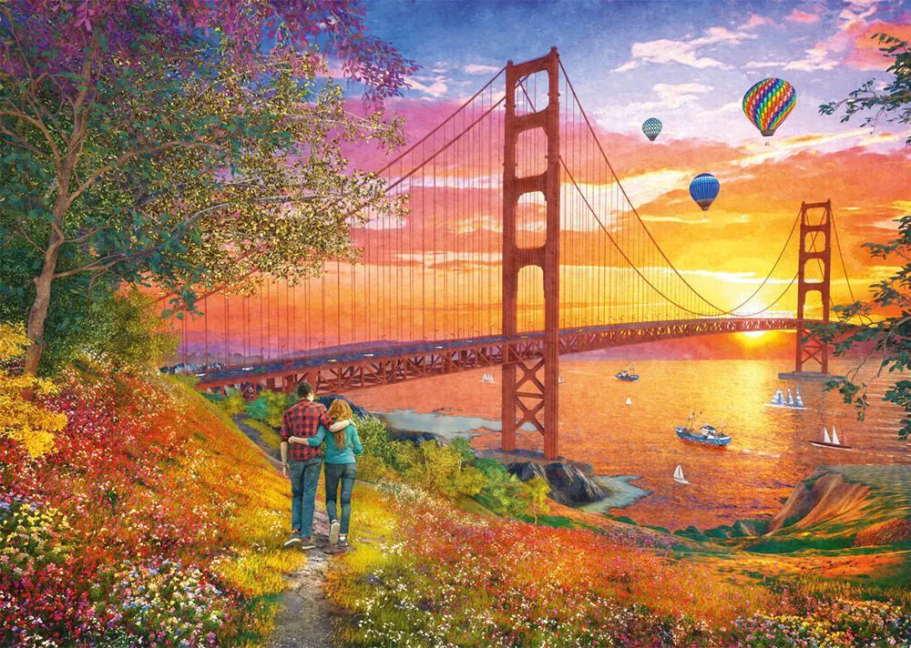 Spaziergang zur Golden Gate Bridge | Puzzle 2000T