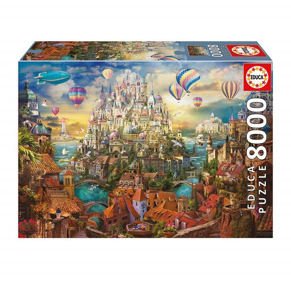 Puzzle - Stadt der Träume 8000 Teile
