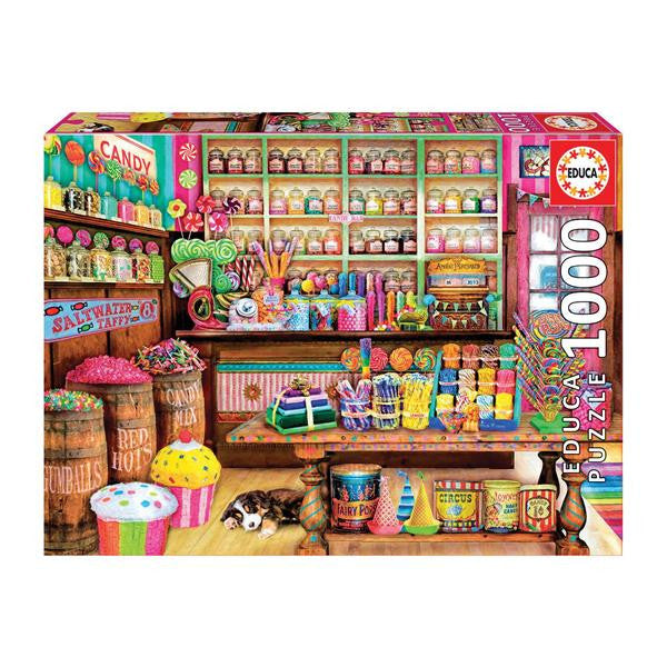 Puzzle - Süßigkeitenladen 1000 Teile