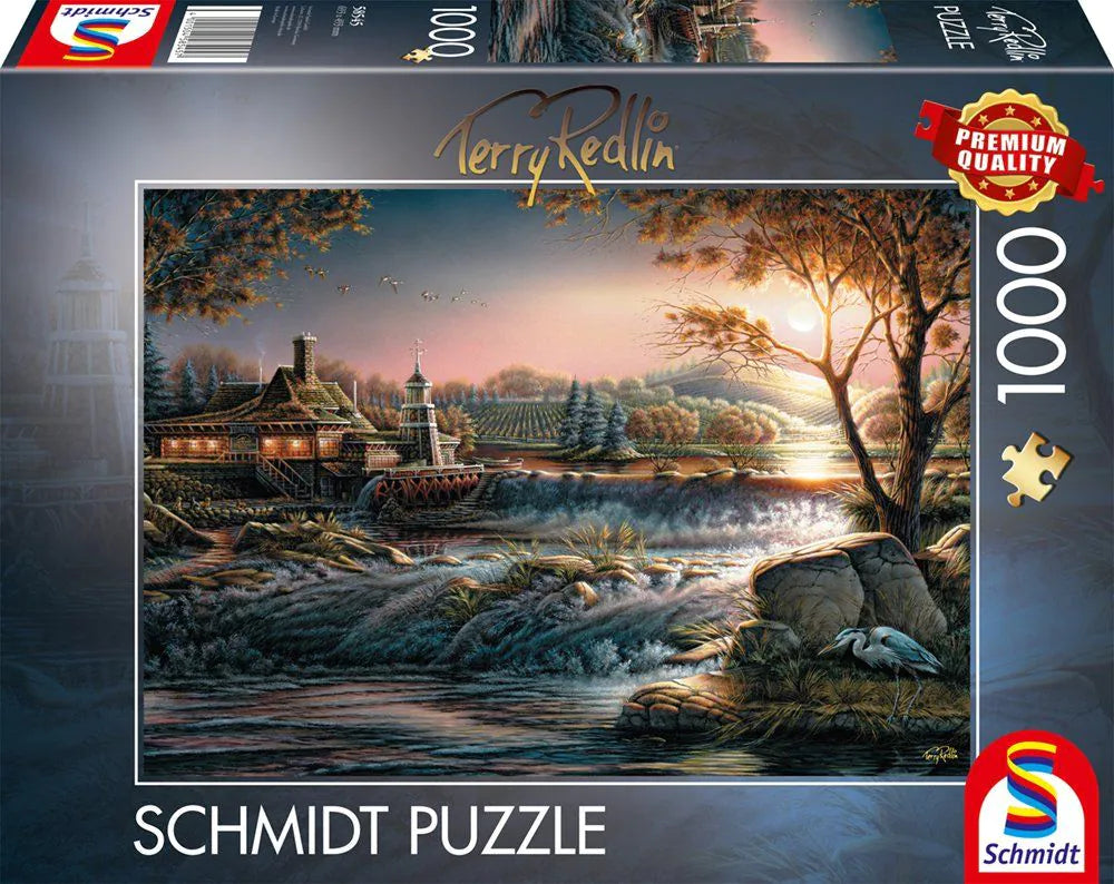 Puzzle - Terry Redlin: Lichter in der Wildnis 1000 Teile Cover