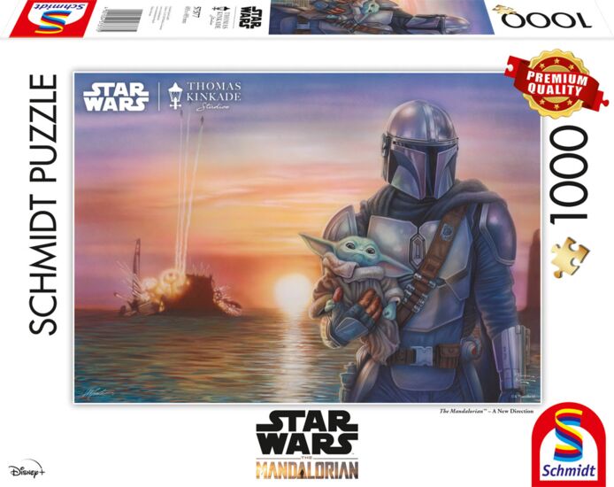 Thomas Kinkade Studios: Star Wars: The Mandalorian - A new Direction | Puzzle 1000T