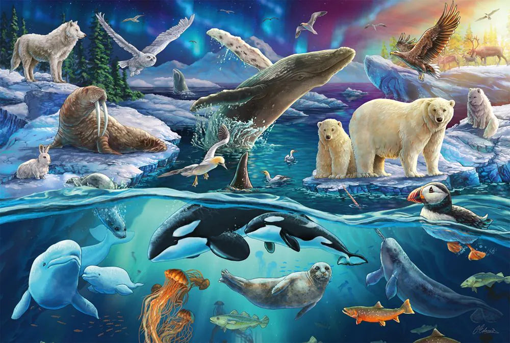 Tiere in der Arktis | Puzzle 150T