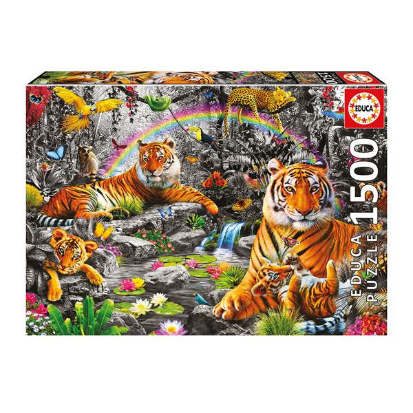 Puzzle - Tiger im Dschungel 1500 Teile