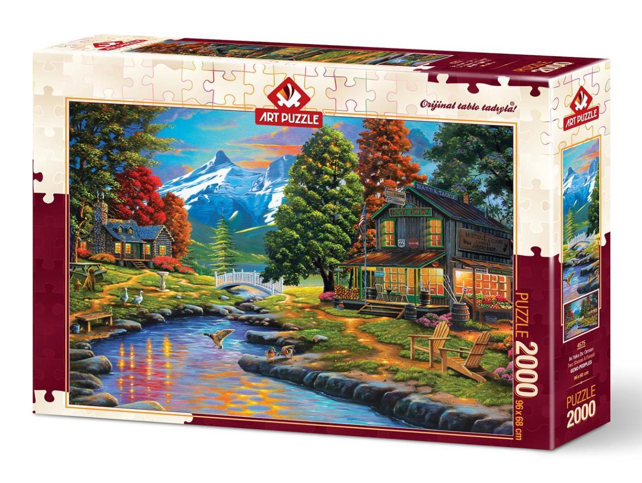 Puzzle - Two Shores a Forest 2000 Teile
