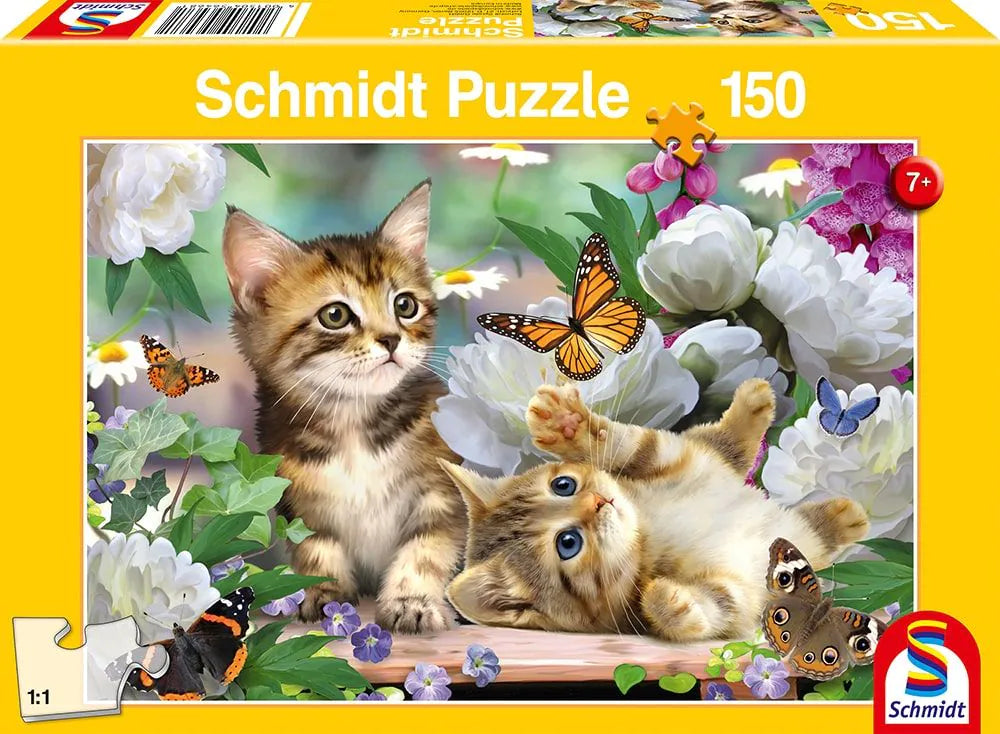 Puzzle - Verspielte Katze 150 Teile