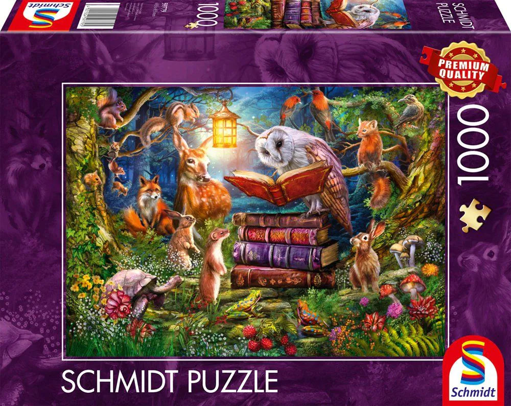 Puzzle - Waldgeschichten zur Nacht 1000 Teile Cover