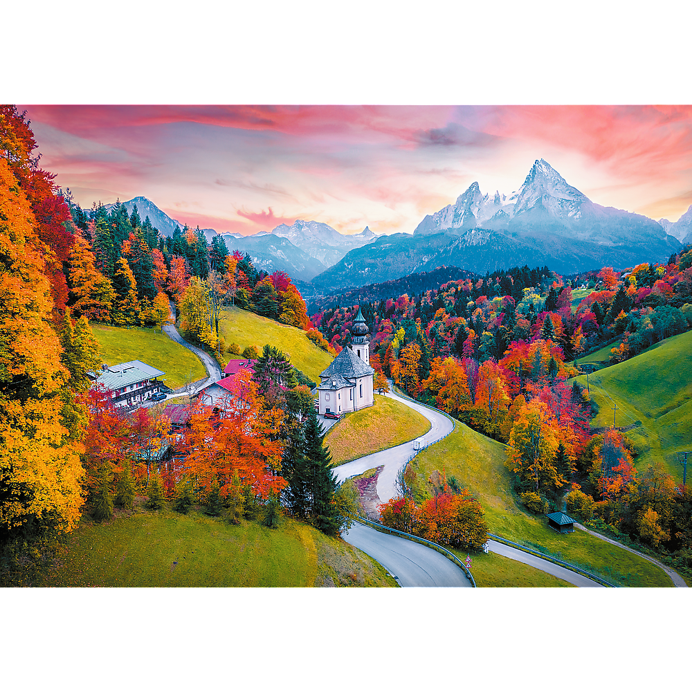 Puzzle - Wanderlust: Alpine Idyll, Bavaria, Germany 1000 Teile