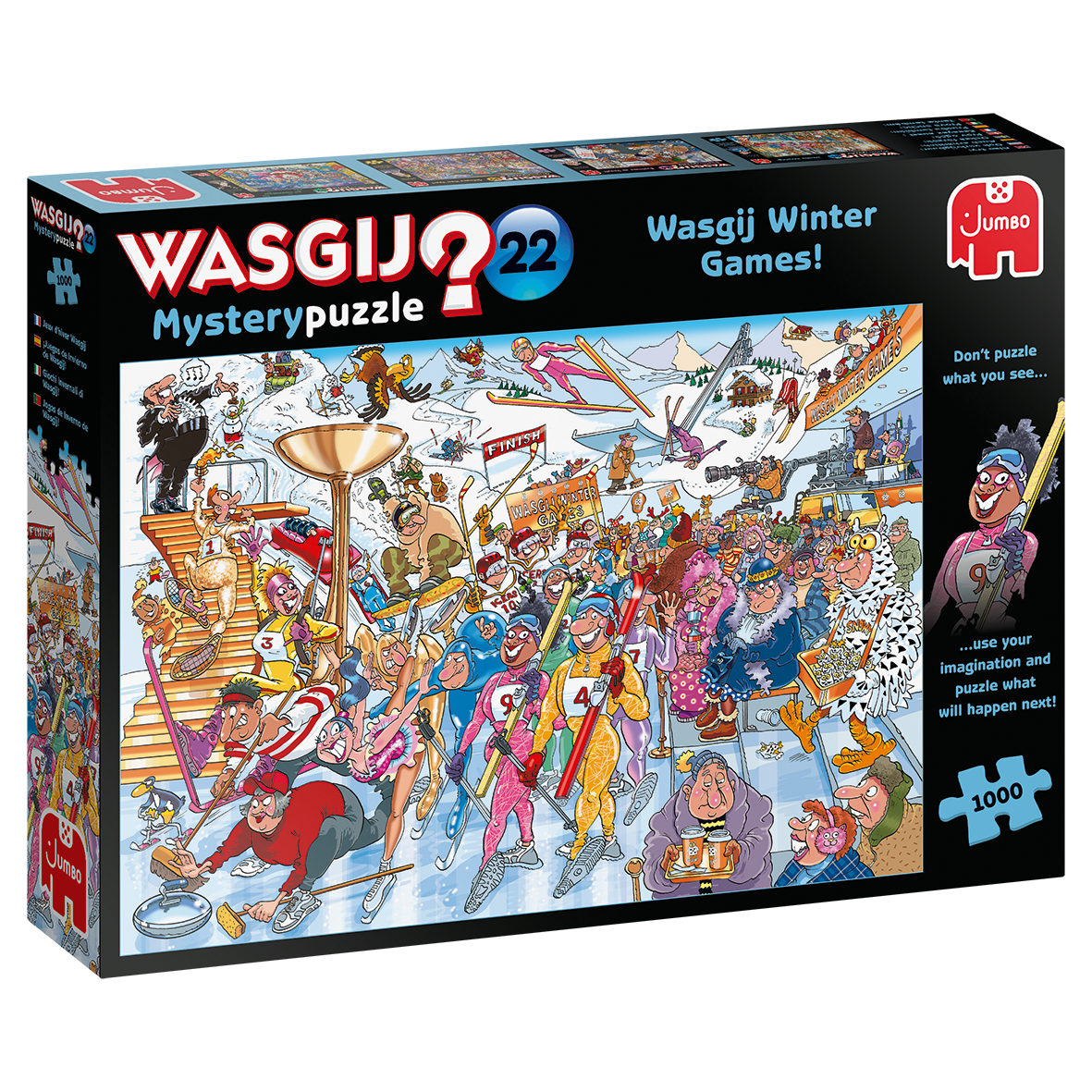 Puzzle - Wasgij Mystery 22 - Winterspiele 1000 Teile